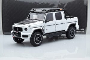 Mercedes Brabus G800 W464 Adventure XLP Polar Valkoinen Almost Real 1:18 860524 Metalli — kuva 8 / 8