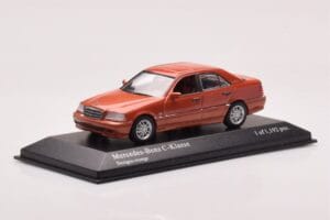 Mercedes C-Class W202 C240 Oranssi Metallic Minichamps 1:43 430037000 Metalli — kuva 2 / 4