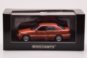 Mercedes C-Class W202 C240 Oranssi Metallic Minichamps 1:43 430037000 Metalli — kuva 4 / 4