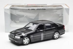 Mercedes C-Class W202 C36 AMG Musta Metallic UT Models 1:18 26102 Metalli — kuva 6 / 6