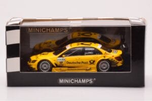 Mercedes C-Class W204 DTM Deutsche Post AMG Mercedes #17 D. Coulthard DTM 2010 Minichamps 1:43 400103817 Metalli — kuva 4 / 4