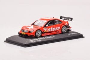 Mercedes C-Class W204 DTM Stern AMG Mercedes #17 M. Lauda DTM 2009 Minichamps 1:43 400093817 Metalli — kuva 2 / 4