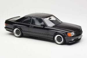 Mercedes 560 SEC C126 AMG Widebody Musta Otto 1:18 OT187 Hartsi — kuva 4 / 6