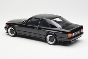 Mercedes 560 SEC C126 AMG Widebody Musta Otto 1:18 OT187 Hartsi — kuva 5 / 6
