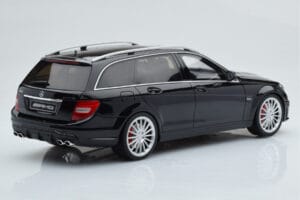 Mercedes C63 AMG S204 T-Model Musta GT Spirit 1:18 GT760 Hartsi — kuva 2 / 6