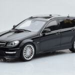 Mercedes C63 AMG S204 T-Model Musta GT Spirit 1:18