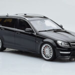 Mercedes C63 AMG S204 T-Model Musta GT Spirit 1:18 - image 4 of 6