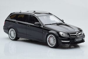 Mercedes C63 AMG S204 T-Model Musta GT Spirit 1:18 GT760 Hartsi — kuva 4 / 6