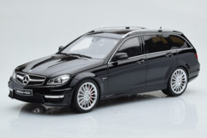 Mercedes C63 AMG S204 T-Model Musta GT Spirit 1:18