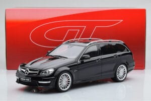 Mercedes C63 AMG S204 T-Model Musta GT Spirit 1:18 GT760 Hartsi — kuva 6 / 6