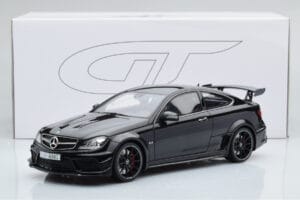 Mercedes C63 AMG W204 Black Series Musta GT Spirit 1:18 ZM019 Hartsi — kuva 7 / 7