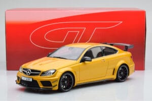 Mercedes C63 AMG W204 Black Series Kulta GT Spirit 1:18 GT034 Hartsi — kuva 6 / 6