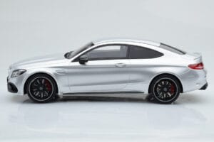Mercedes C63S AMG C205 Coupe Hopea GT Spirit 1:18 GT116 Hartsi — kuva 3 / 6