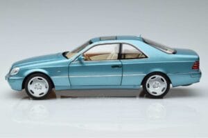 Mercedes CL600 C140 Sininen Metallic Norev 1:18 183448 Metalli — kuva 4 / 7