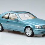 Mercedes CL600 C140 Sininen Metallic Norev 1:18 183448 Metalli - image 5 of 7