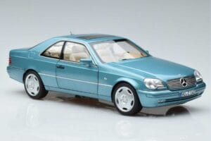 Mercedes CL600 C140 Sininen Metallic Norev 1:18 183448 Metalli — kuva 5 / 7