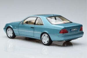 Mercedes CL600 C140 Sininen Metallic Norev 1:18 183448 Metalli — kuva 6 / 7
