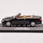 Mercedes CLK A209 Cabriolet Obsidian Musta Metallic Minichamps 1:43