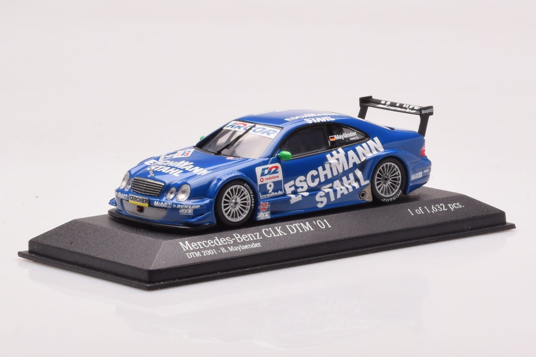 Mercedes CLK DTM Team Manthey #9 B. Maylander DTM 2001 Minichamps 1:43 400013109 Metalli — kuva 2 / 4