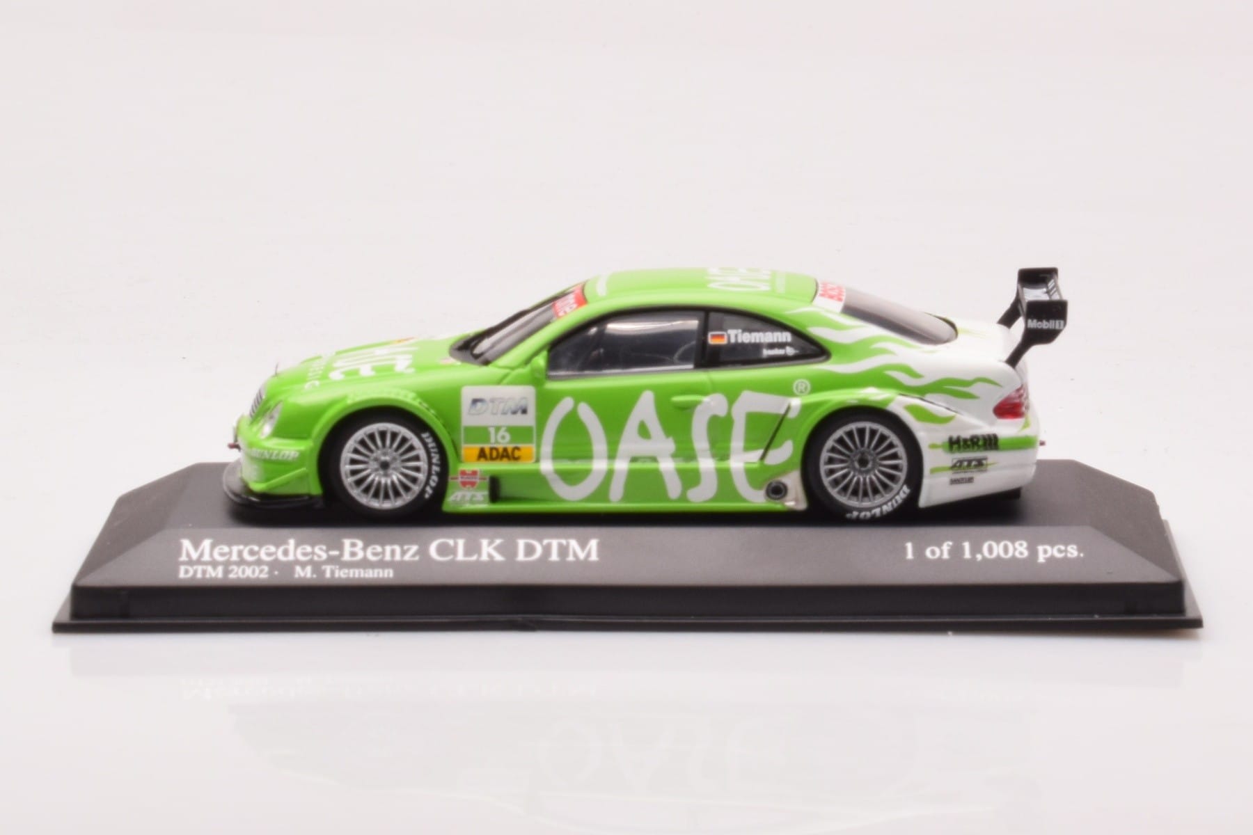 Mercedes CLK DTM Team OASE AMG #16 M. Tiemann DTM 2001 Minichamps 1:43 400023116 Metalli