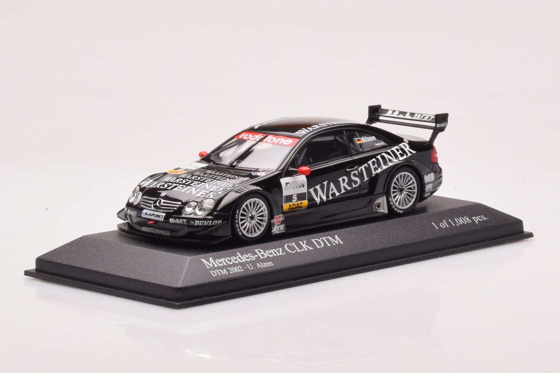 Mercedes CLK DTM Team Warsteiner AMG #5 U. Alzen DTM 2002 Minichamps 1:43 400023025 Metalli — kuva 2 / 4