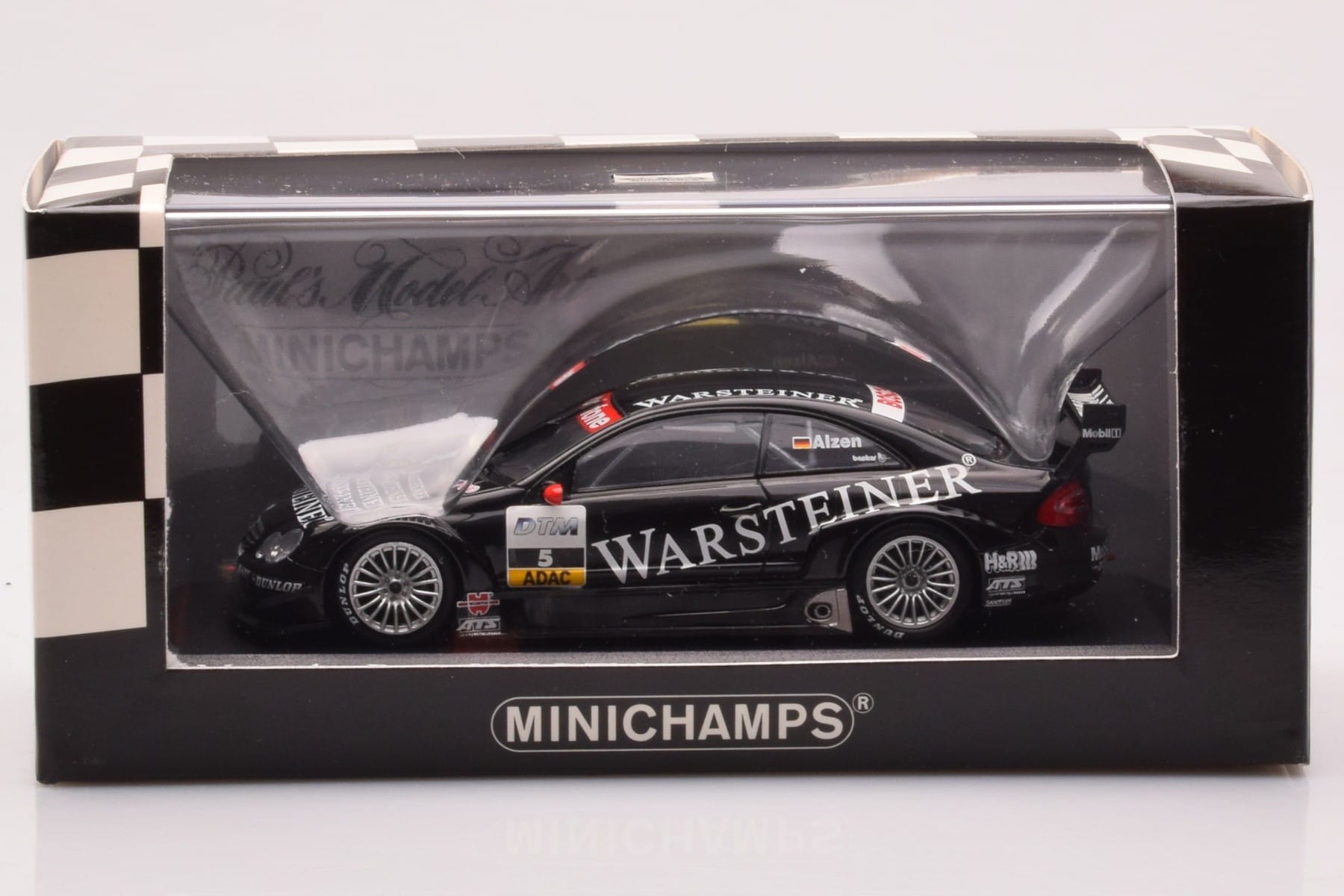 Mercedes CLK DTM Team Warsteiner AMG #5 U. Alzen DTM 2002 Minichamps 1:43 400023025 Metalli — kuva 4 / 4
