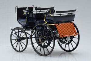 Mercedes Daimler Motorkutsche Tummansininen Norev 1:18 183700 Metalli — kuva 5 / 6