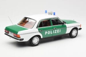 Mercedes E-Class W123 Polizei Norev 1:18 B66040676 Metalli — kuva 3 / 8