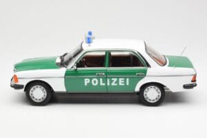 Mercedes E-Class W123 Polizei Norev 1:18 B66040676 Metalli — kuva 4 / 8