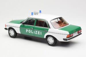 Mercedes E-Class W123 Polizei Norev 1:18 B66040676 Metalli — kuva 7 / 8