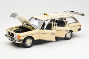 Mercedes 230T W123 T-Model Taxi Norev 1:18 183731 Metalli — kuva 2 / 8