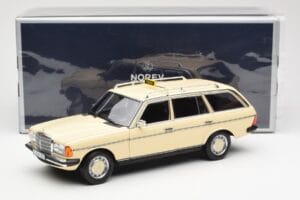 Mercedes 230T W123 T-Model Taxi Norev 1:18 183731 Metalli — kuva 8 / 8