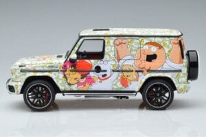 Mercedes AMG G63 W463 Family Guy GT Spirit 1:18 WTF001 Metalli — kuva 3 / 6