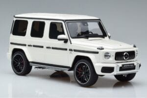 Mercedes AMG G63 W463 Valkoinen GT Spirit 1:18 KJ038 Metalli — kuva 4 / 6