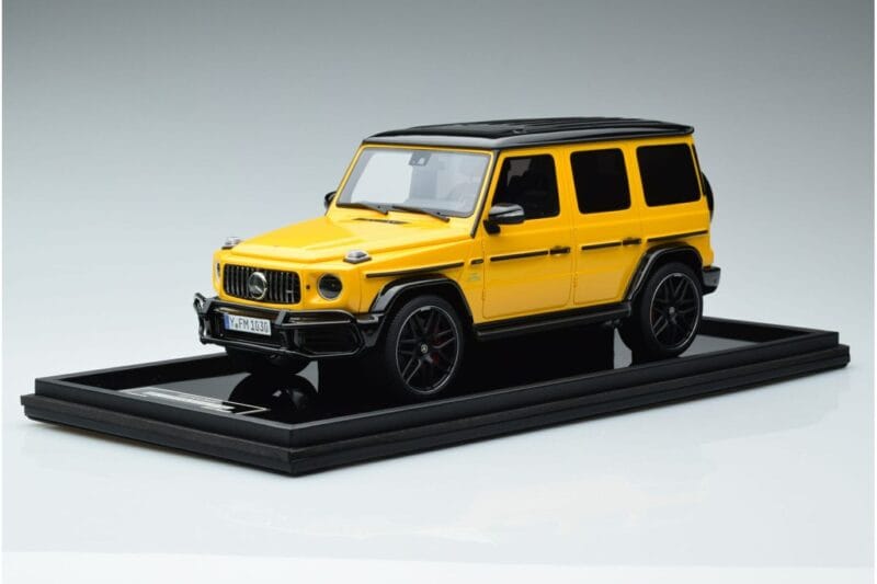 Mercedes AMG G63 W463 Keltainen MotorHelix 1:18 MH018 Y Hartsi