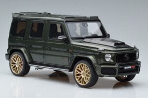 Mercedes G63 Brabus 700 Widestar W463 Vihreä GT Spirit 1:18 GT274 Hartsi — kuva 4 / 6