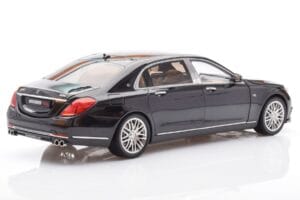 Mercedes Maybach S-Class W222 Brabus 900 Obsidian Musta Almost Real 1:18 860102 Metalli — kuva 3 / 8