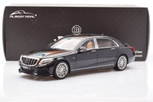 Mercedes Maybach S-Class W222 Brabus 900 Obsidian Musta Almost Real 1:18 860102 Metalli — kuva 8 / 8