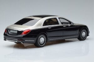 Mercedes Maybach S600 W222 Musta Hopea GT Spirit 1:18 GT237 Hartsi — kuva 2 / 6