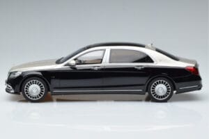 Mercedes Maybach S600 W222 Musta Hopea GT Spirit 1:18 GT237 Hartsi — kuva 3 / 6