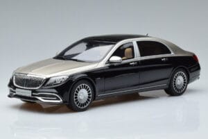 Mercedes Maybach S600 W222 Musta Hopea GT Spirit 1:18 GT237 Hartsi