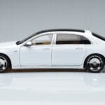 Mercedes Maybach S600 W222 V12 Biturbo Diamond Valkoinen Almost Real 1:18 - image 4 of 11