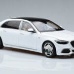 Mercedes Maybach S600 W222 V12 Biturbo Diamond Valkoinen Almost Real 1:18 - image 6 of 11