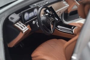 Mercedes Maybach S600 W222 V12 Biturbo Hightech Hopea Almost Real 1:18 820118 Metalli — kuva 10 / 12
