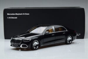 Mercedes Maybach S600 W222 V12 Biturbo Obsidian Musta Almost Real 1:18 820115 Metalli — kuva 11 / 11
