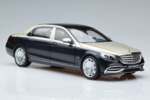 Mercedes Maybach S650 X222 Hopeansininen Norev 1:18 B66960615 Metalli — kuva 5 / 7