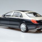 Mercedes Maybach S650 X222 Hopeansininen Norev 1:18 B66960615 Metalli - image 6 of 7