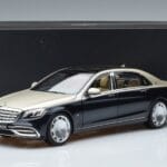 Mercedes Maybach S650 X222 Hopeansininen Norev 1:18 B66960615 Metalli - image 7 of 7