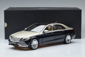 Mercedes Maybach S650 X222 Hopeansininen Norev 1:18 B66960615 Metalli — kuva 7 / 7