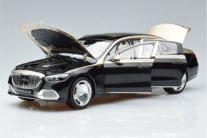 Mercedes Maybach S680 X223 Kulta Musta Metallic Norev 1:18 183917 Metalli — kuva 2 / 7